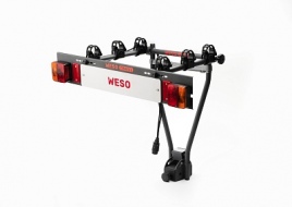 Рамка-дублер WESO для велокрепления, с площадкой под номерной знак и с задними фонарями